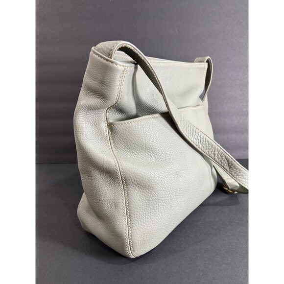 Coach 4920 Sonoma Shoulder Bag Leather Sage Green Vintage 1996 Natural Grain - Picture 7 of 16